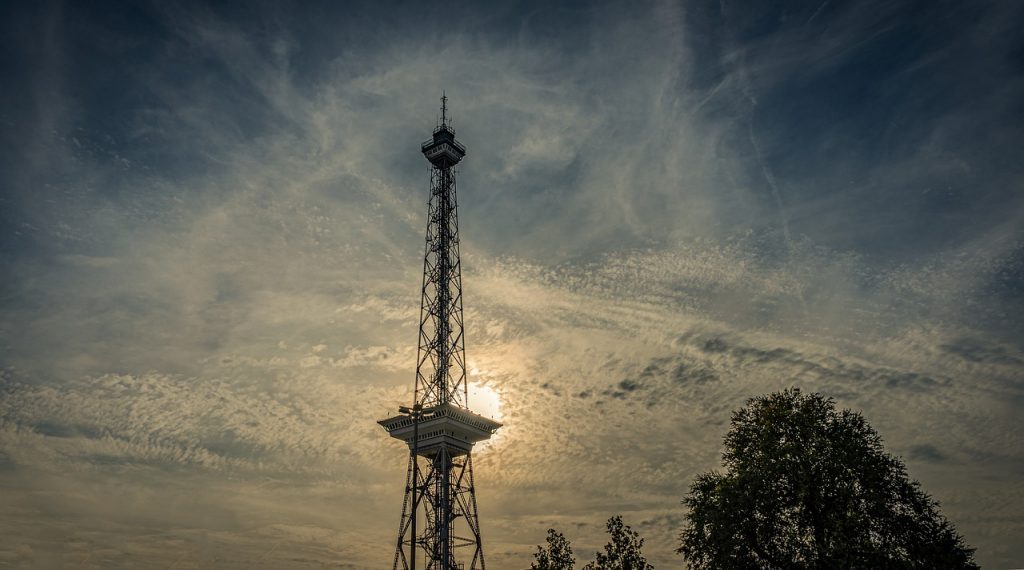 radio tower, berlin, architecture