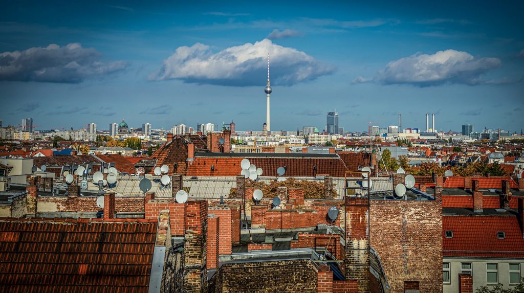 berlin, city, skyline