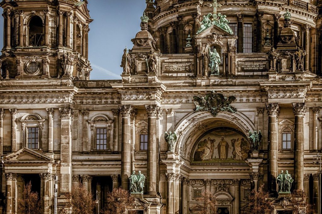 berlin cathedral, building, architecture